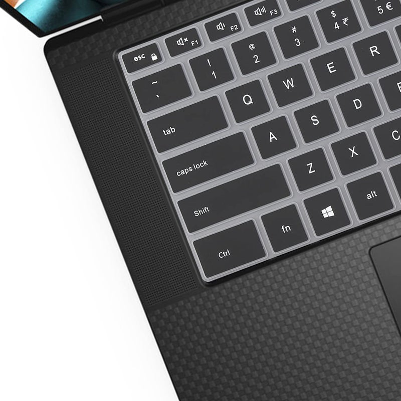 MUBUY-GOL Keyboard Cover for 2025-2022 Dell XPS 15 9500 9510 9520 9530 15.6 Inch & XPS 17 9720 9700 9710 9730 17 Inch & DELL Precision 5770 5570 5760 5560 15.6" 17.3" US Layout (NOT FIT XPS 13 14 16 inch) - Image 3