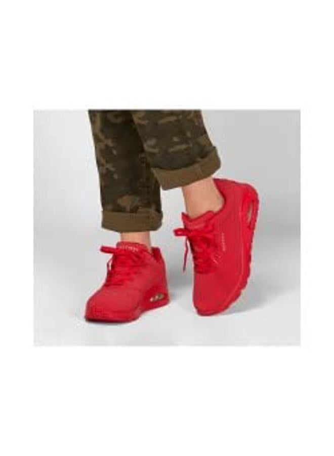 SKECHERS حذاء رياضي نسائي من ستريت أونو-ستاند على الهواء، أحمر، 11 / 41 EU - Image 2