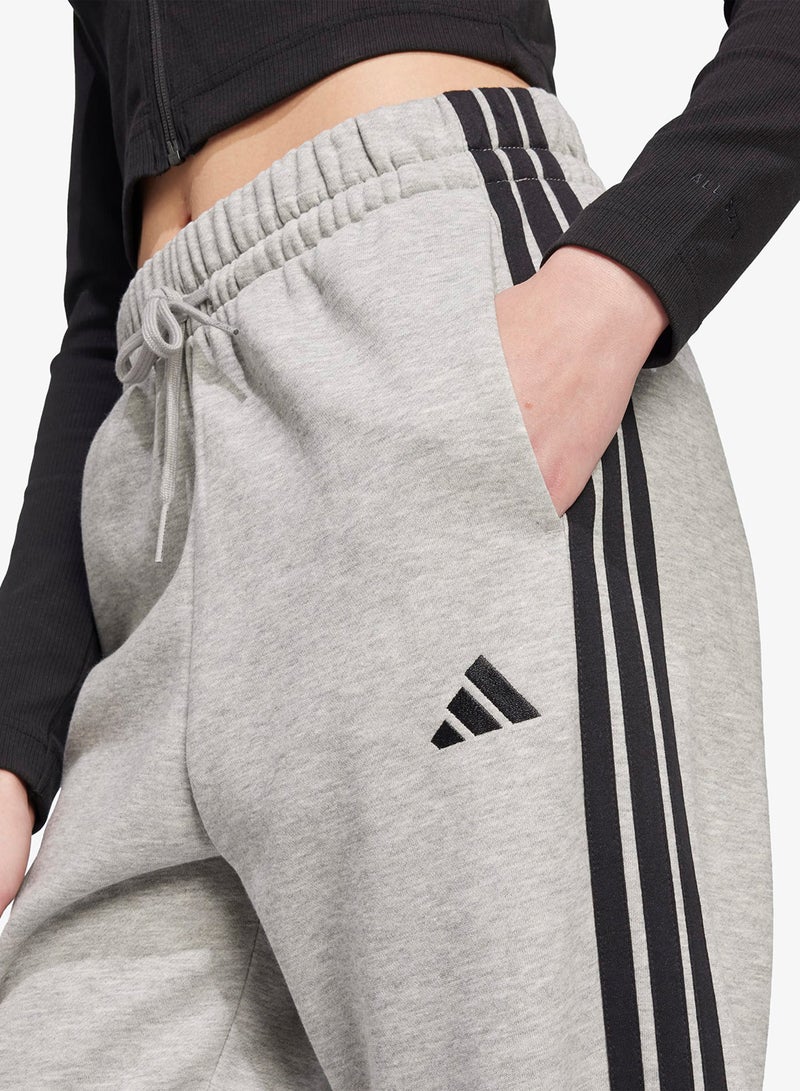 Adidas 3 Stripes Fleece Pants - Image 4
