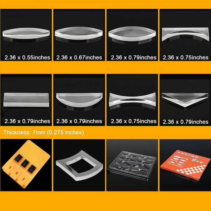 EUDAX Physics Optical Experiment Set Multifunction Reflector Refraction Triangular Prism Convex Lens Concave Mirror Dial Linear Light Source Teaching Demonstration Equipment For Teacher Student Education - Image 5