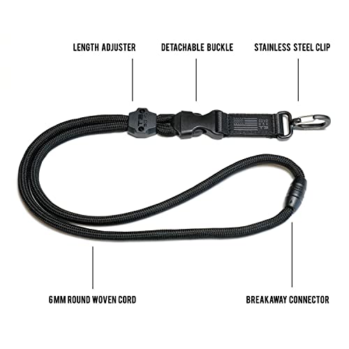GOVO T3 Lanyard U.S. Special Edition,Durable Round Cord,Metal Hook,Breakaway Buckle,Safety Breakaway Device (American Flag Edition) - Image 5