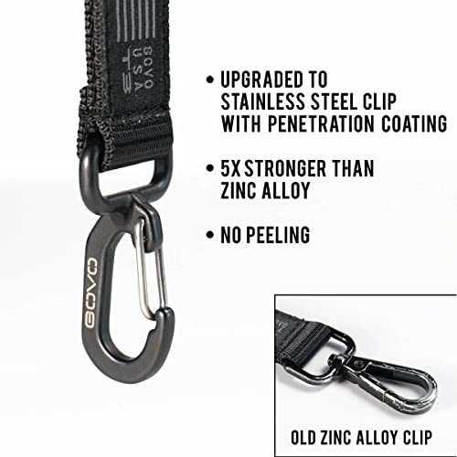 GOVO T3 Lanyard U.S. Special Edition,Durable Round Cord,Metal Hook,Breakaway Buckle,Safety Breakaway Device (American Flag Edition) - Image 2