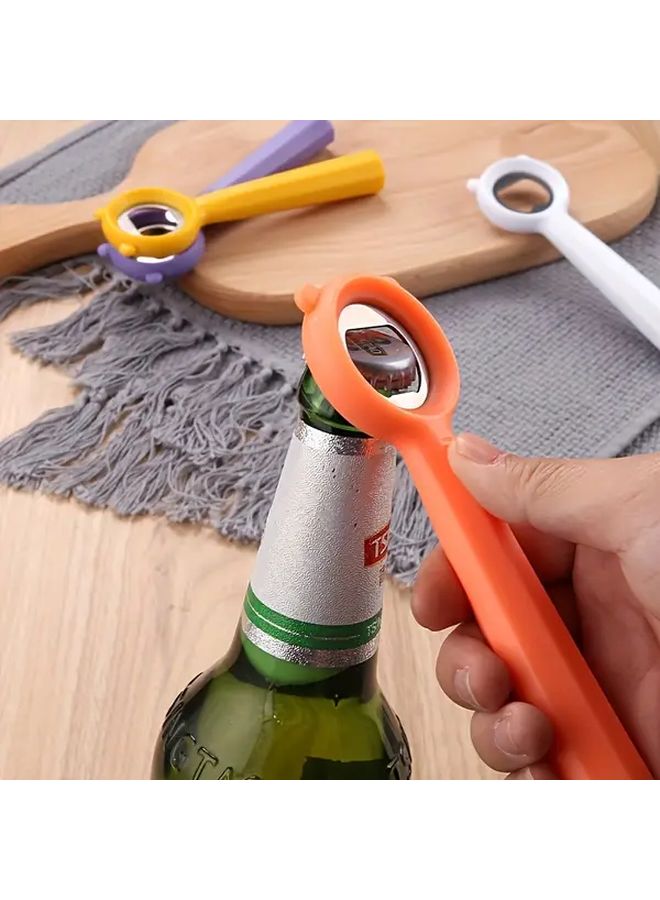 Yellow Bear Shaped Stainless Steel Bottle Opener Durable Kitchen Tool For Home Bar Party - Image 1