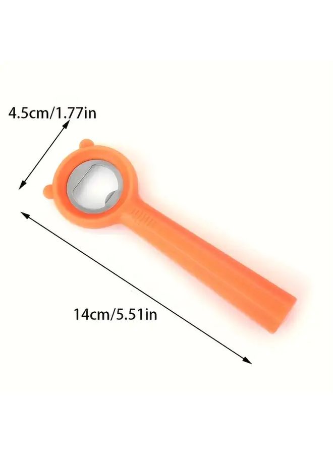 Yellow Bear Shaped Stainless Steel Bottle Opener Durable Kitchen Tool For Home Bar Party - Image 3
