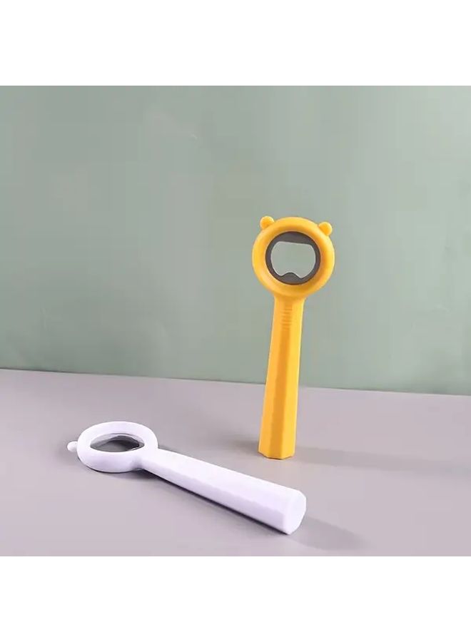 Yellow Bear Shaped Stainless Steel Bottle Opener Durable Kitchen Tool For Home Bar Party - Image 5