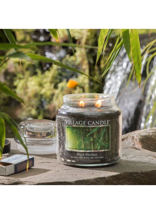 Village Candle - Village Candle Black Bamboo Small - Image 1