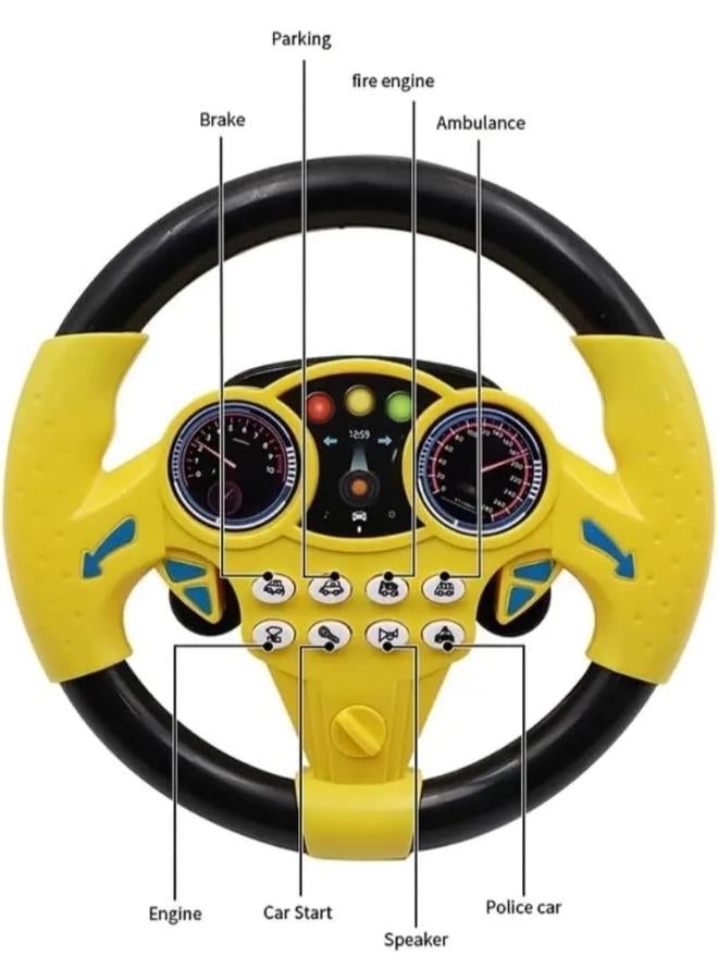Kidszone Interactive Steering Wheel Toy Driving Simulator - Image 5