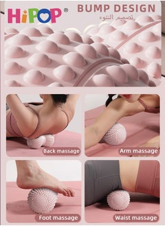 HIPOP Foam Roller Set, Fitness Foam Roller Set With Muscle Roller Stick And Massage Balls, Peanut Massage Ball for Deep Tissue Muscle Massage, Physical Therapy Pain Relief and Body Release  - Image 5