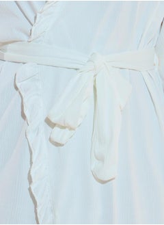 Styli Ruffled Edge Belted Robe  - Image 3