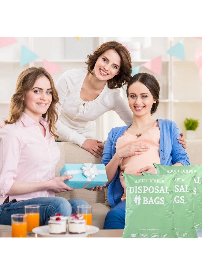 PerKoop 100 Pcs Extra Thick Large Adult Diaper Disposable Bags Odor Tight Sealing Disposal Bags Tear Resistance Sanitary for Feminine Products Prevents Leakage Incontinence Unscented Diaper Sacks - Image 5