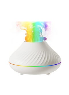 Mi VAZA Essential Oil Diffuser, Home Flame Mimic Essential Oil Diffuser, Durable Long Lasting Aromatherapy Diffuser, Portable Colour Changing Room Diffusers For Home Office, (White)  - Image 1