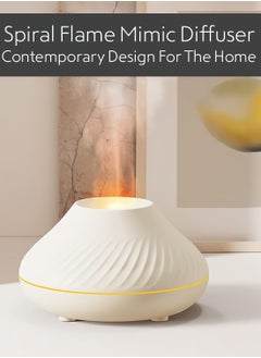 Mi VAZA Essential Oil Diffuser, Home Flame Mimic Essential Oil Diffuser, Durable Long Lasting Aromatherapy Diffuser, Portable Colour Changing Room Diffusers For Home Office, (White)  - Image 4