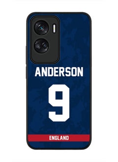 Stylizedd Cover for Honor 90 Lite 5G / Honor X50i 5G Case, Rugged Black Slim fit Protective Phone Cases - Player Name - James Anderson, Jersey Number- 9  - Image 1