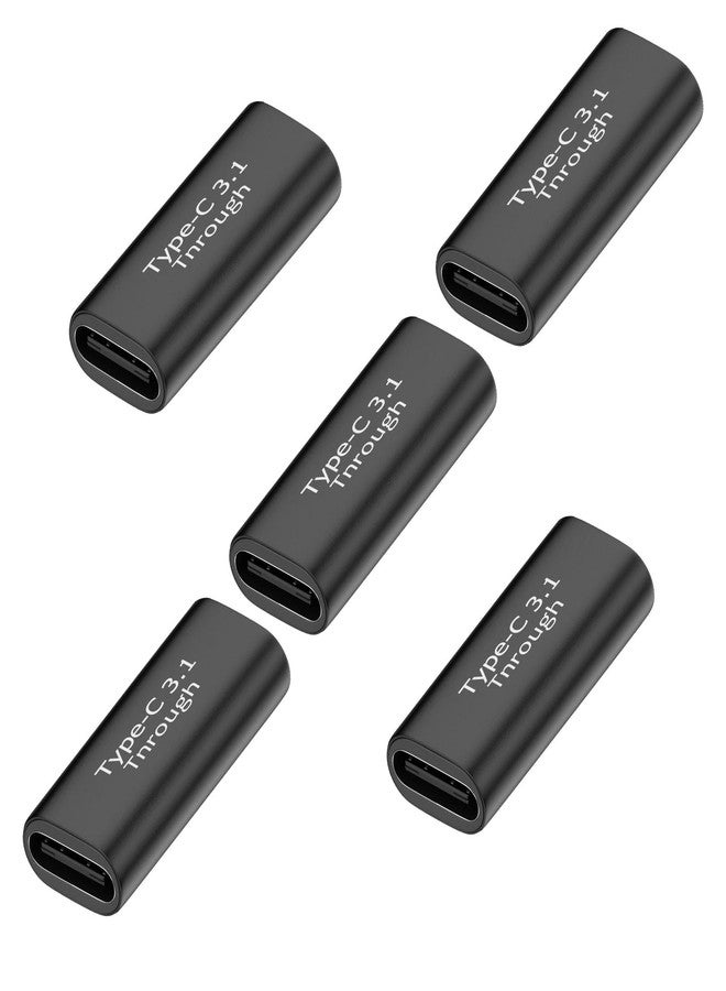 Pastall 5 Pack USB C Female to Female Adapter.Usbc Extender.USBC Coupler Supports Up to 10Gbps Data Transfer and 100W Fast Charging.Compatible with Thunderbolt 4/3 Supports 8K@60Hz Video. - Image 1