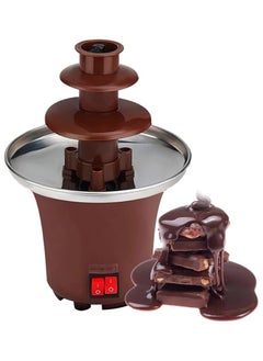 Chocolate Fountain Machine 3Tier Stainless Steel Fondue Fountain Easy Assembly Versatile for Nacho Cheese BBQ Sauce Candy Caramel or Party Wedding