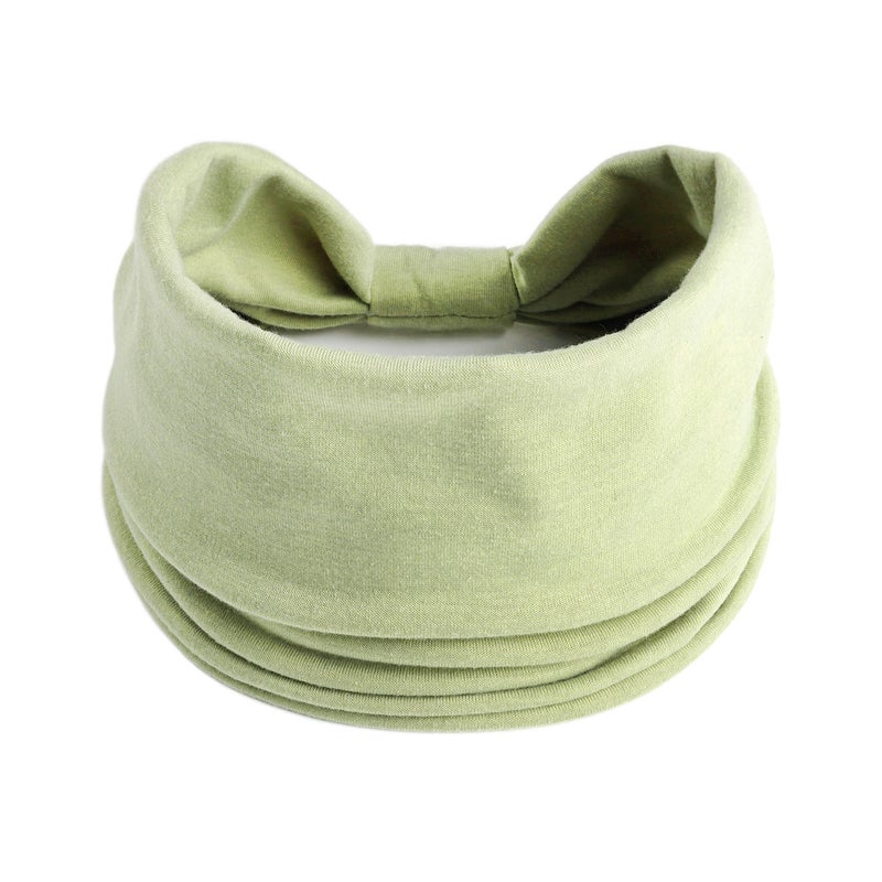 Generic Elastic Sports Headband Sweatband for Yoga #45 apple green