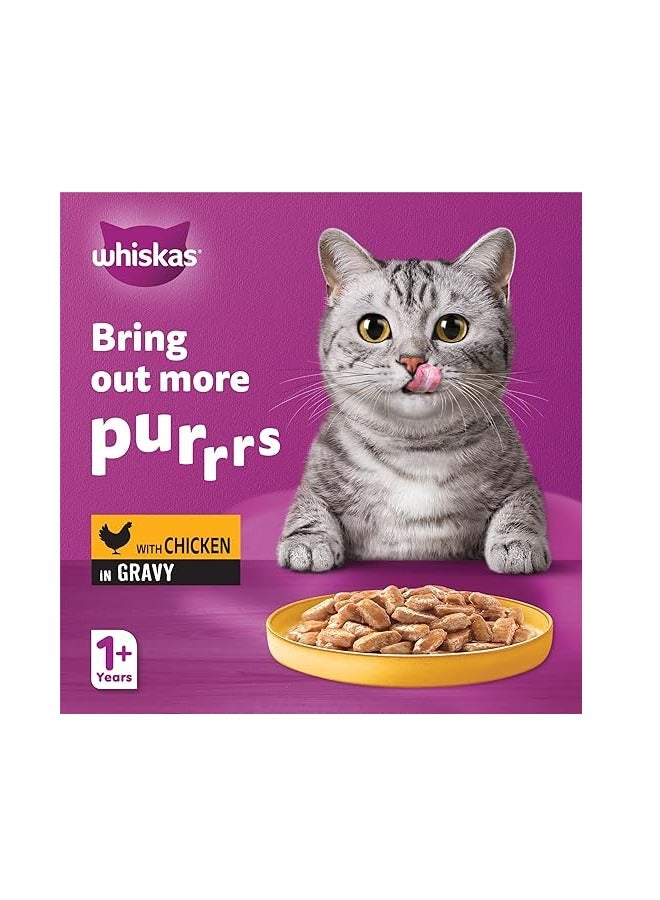 ويسكاس مقبلات دجاج بورفكتلي من ويسكاس، كيس، 85 غرام × 24، بالغ - Image 2