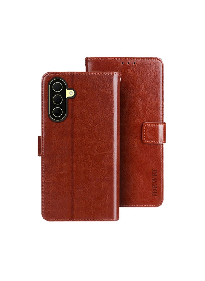 Generic - Suitable For SamsungA36 5G/A56 5G Mobile Phone Case Mobile Phone Leather Case Flip Mobile Phone Protective Case Anti-drop Case-Color:Dark Blue-Applicable Models:For SamsungA36 5g - Image 1