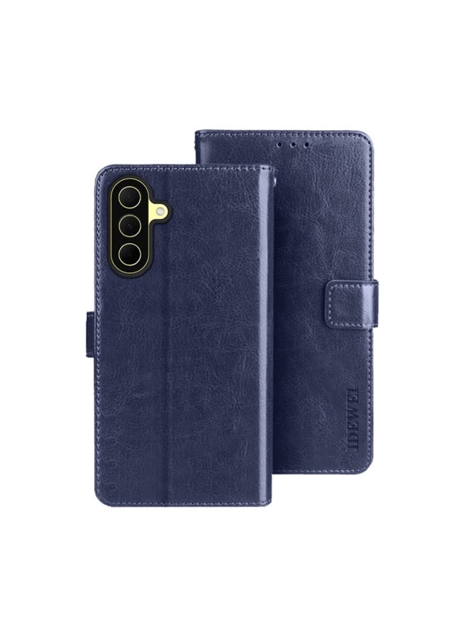 Generic - Suitable For SamsungA36 5G/A56 5G Mobile Phone Case Mobile Phone Leather Case Flip Mobile Phone Protective Case Anti-drop Case-Color:Dark Blue-Applicable Models:For SamsungA36 5g - Image 1