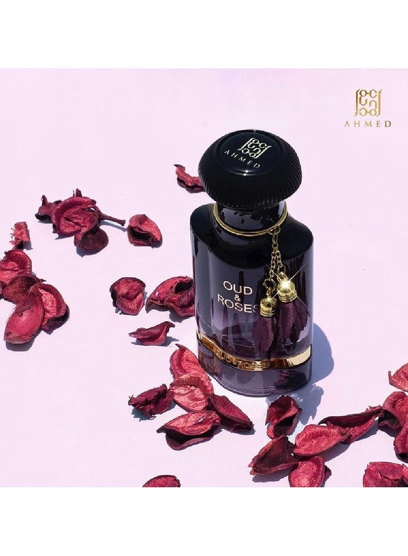 Ahmed Al Maghribi Oud and Roses Eau De Parfum 60 ml - Image 2