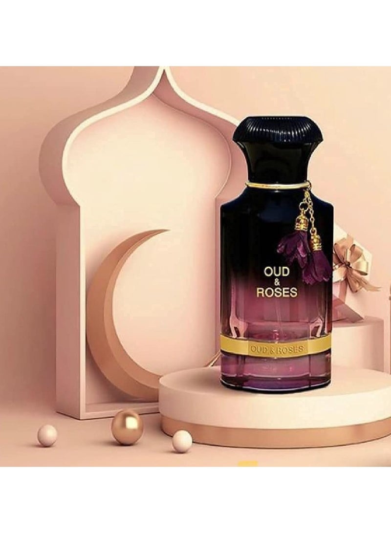 Ahmed Al Maghribi Oud and Roses Eau De Parfum 60 ml - Image 3
