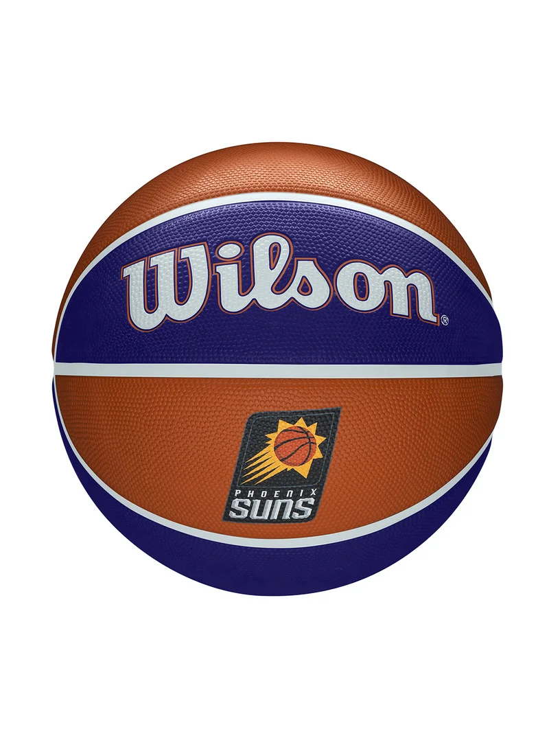 Wilson NBA Team Alliance Basketball Phoenix Suns - Size 7 for +12 years old and Adults - Blue/Orange