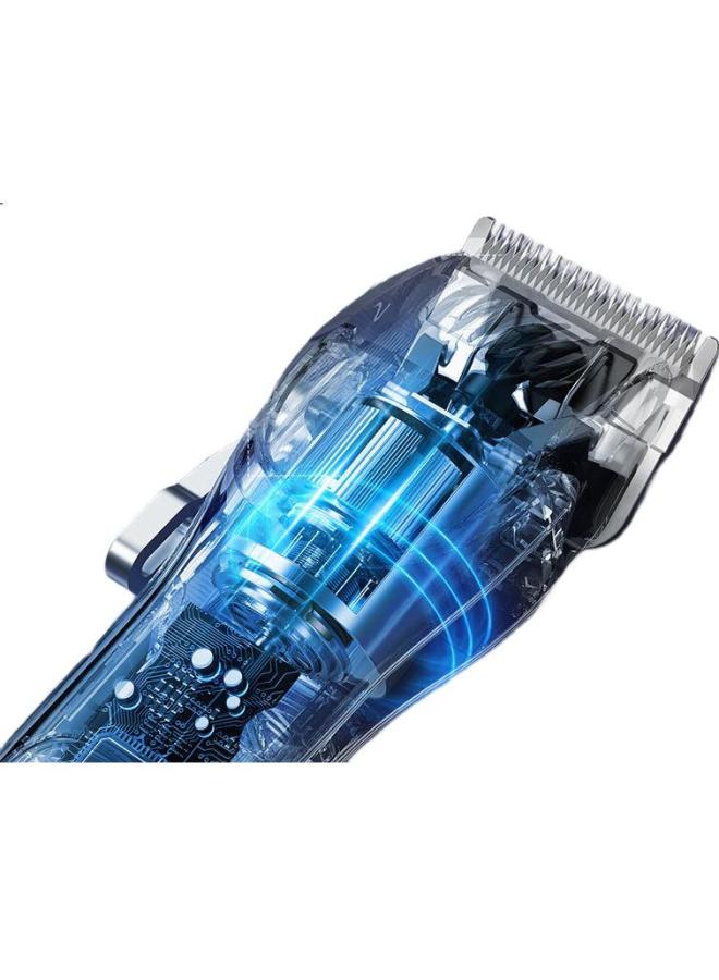 Qiman Pet Hair Clipper Dog Cat Electric Pusher High Power Pet Pusher Professional Hair Clipper Full Body Electric Pusher Pet Hair Clipper Electric Styling Trimmer Pusher - Image 1