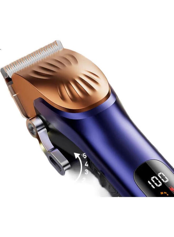 Qiman Pet Hair Clipper Dog Cat Electric Pusher High Power Pet Pusher Professional Hair Clipper Full Body Electric Pusher Pet Hair Clipper Electric Styling Trimmer Pusher - Image 2