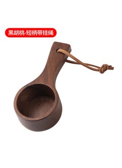Black Walnut Coffee Scoop Wooden Measuring SpoonBlack walnut-short handle with lanyard (PP bag) Black walnut-short handle with lanyard (PP bag)