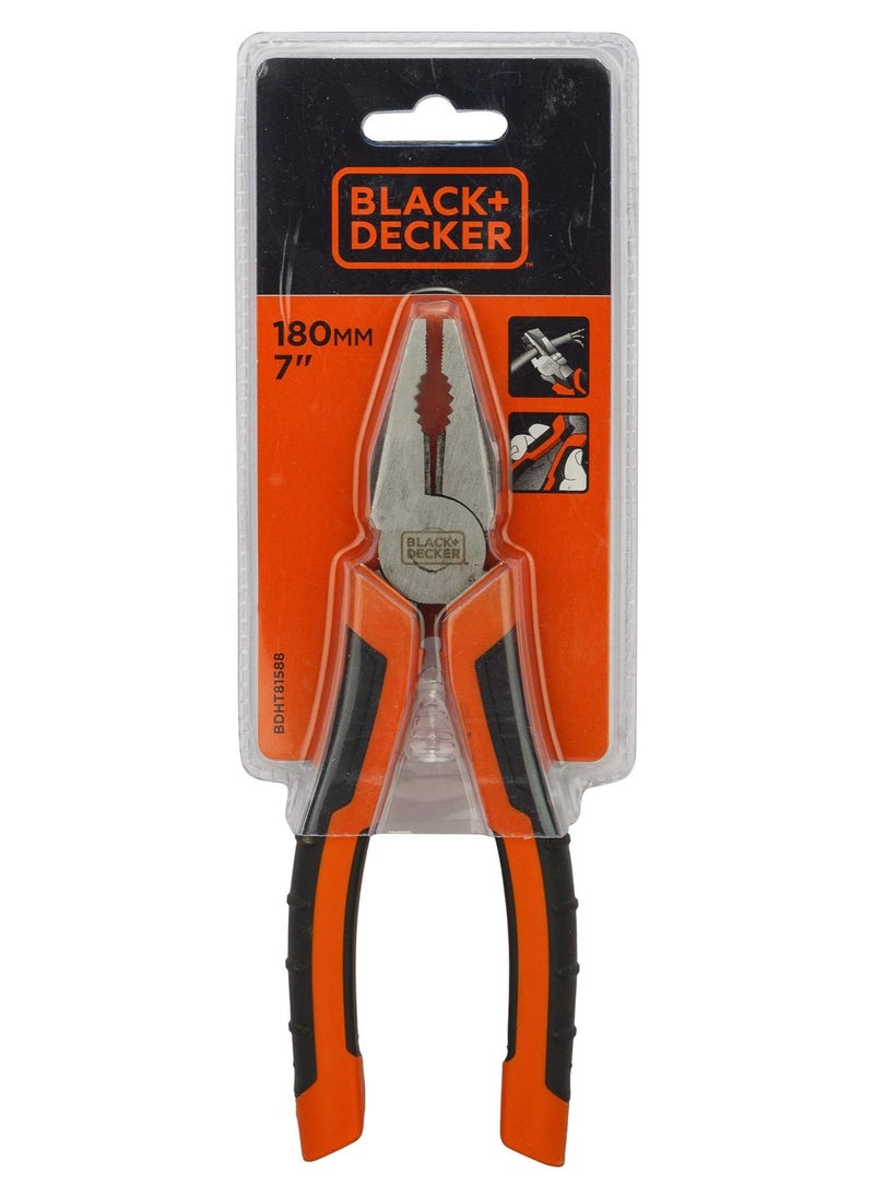 BLACK+DECKER Black + Decker Multi-Purpose Pliers, 180 mm - BDHT81588  - Image 1