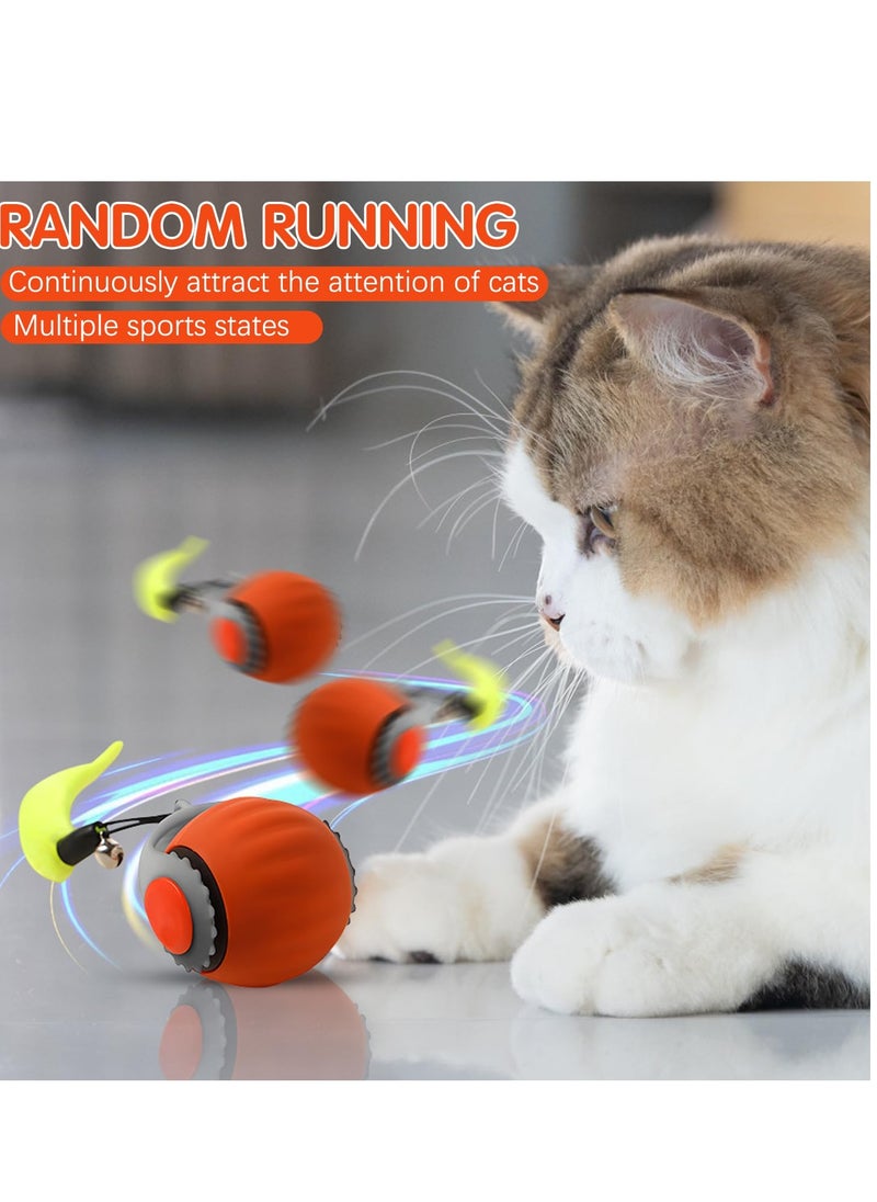 Loxira 2025 New Smart Interactive Cat Ball Toy - Indoor Automatic Roling Ball wih USB Charging, Self-Moving Boredom ReliefPet Game Accessories  - Image 3