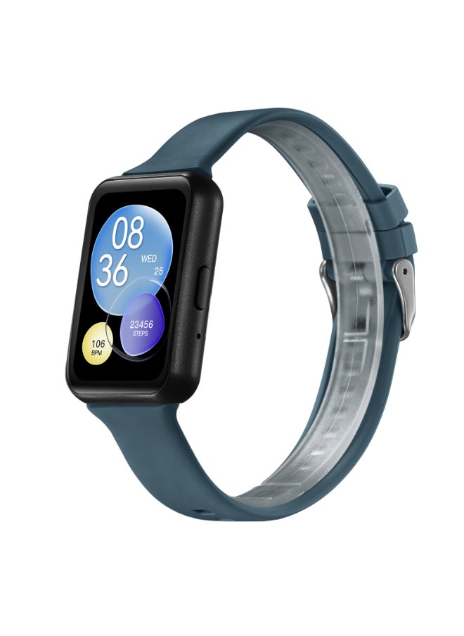 KENNETH SCOTT Unisex Smart Display Watch With Black & Gun Metal Silicone Strap - KBLZ-XSBBX  - Image 3