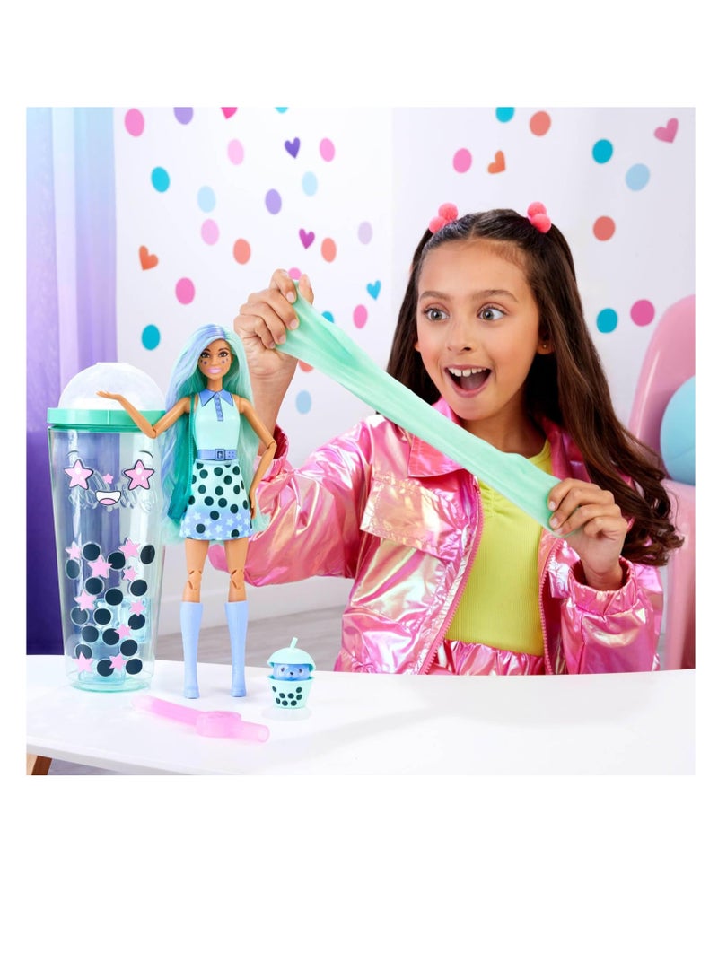 Barbie Pop Reveal Bubble Tea Series Doll & Accessories with Fashion Doll & Pet, 8 Surprises Include Color Change, Cup with Storage (Styles May Vary), HTJ21 - Image 2