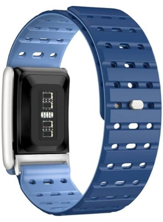 Magnetic Silicone Replacement Band for WHOOP 5.0, One & Peak – Adjustable Breathable Sport Strap, Waterproof Sweat-Resistant Soft Silicone Fitness Wristband - Image 4