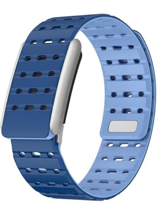 Magnetic Silicone Replacement Band for WHOOP 5.0, One & Peak – Adjustable Breathable Sport Strap, Waterproof Sweat-Resistant Soft Silicone Fitness Wristband - Image 1