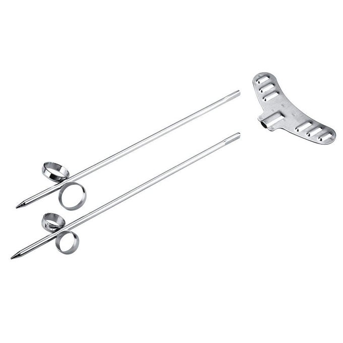 VEGETABLE SPIRAL CUTTER SCREW WINDER 2PCS SET SPIRAL POTATO CARROT CUCUMBER SILVER SPECIAL SHAPE