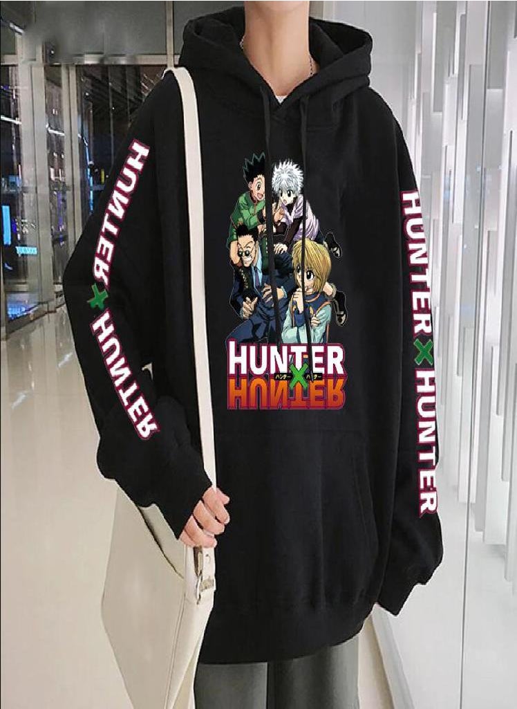 Eckek - HUNTERxHUNTER Hoodies Anime Printing Sweatshirts Women Fashion Long Sleeve Hooded Sweatshirt Hot Sale Streetwear Clothes Winter Hoodies - Image 1