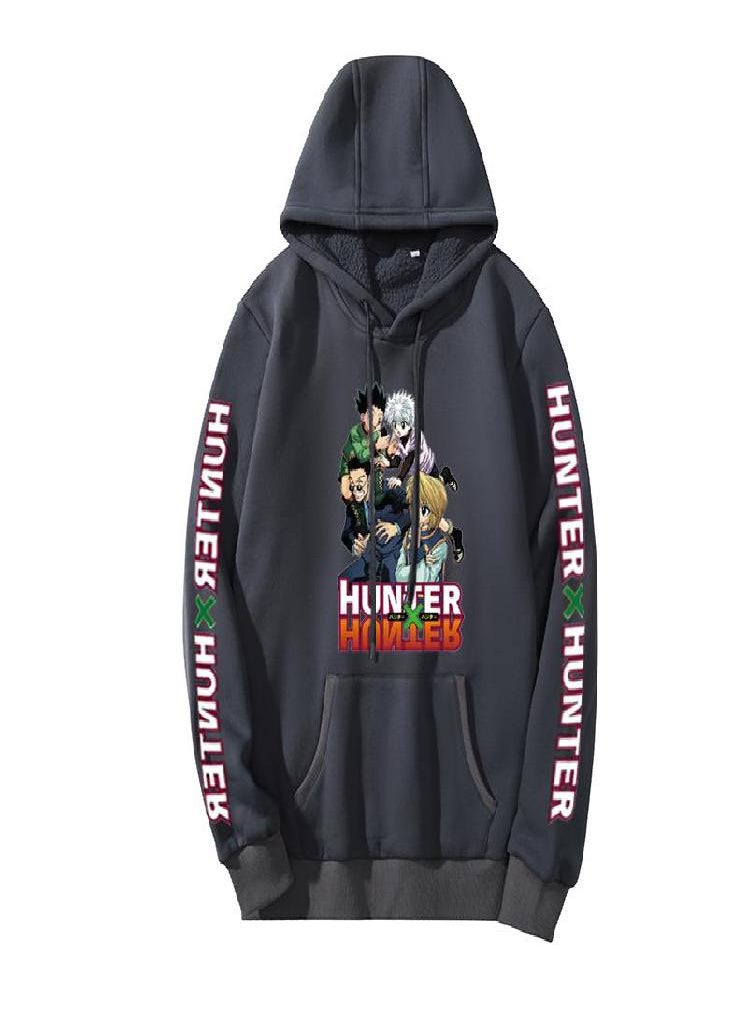 Eckek - HUNTERxHUNTER Hoodies Anime Printing Sweatshirts Women Fashion Long Sleeve Hooded Sweatshirt Hot Sale Streetwear Clothes Winter Hoodies - Image 1