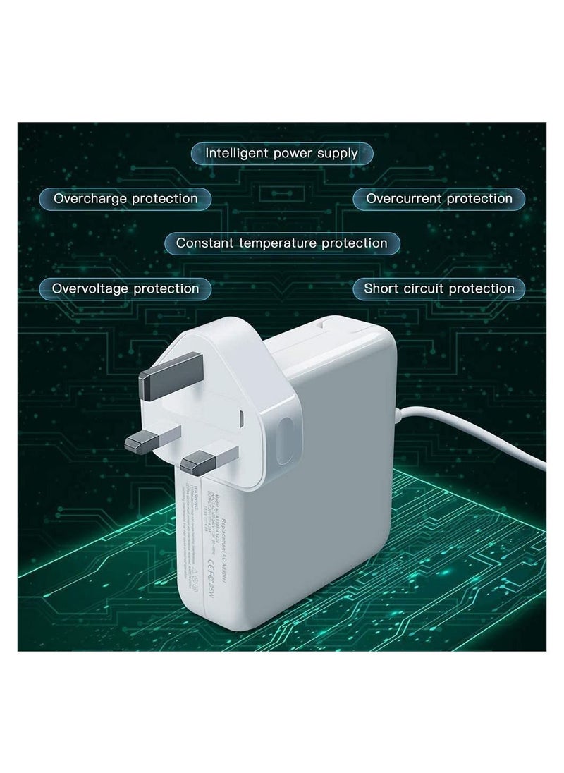 Generic - Mac Book Air Charger,Replacement 85W Magnetic 2 T-Tip Power Adapter Connector PD Power Delivery Fast Charging,Mains Adapter Plug for Mac Book 11&13 inch - Image 1