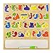 MINMEER Arabic Alphabet Numbers Wooden Puzzles for Toddlers Learn Arabic Alphabet Words Numbers for Kids Arabic Toys Montessori Educational Letters Numbers Puzzles - Image 4