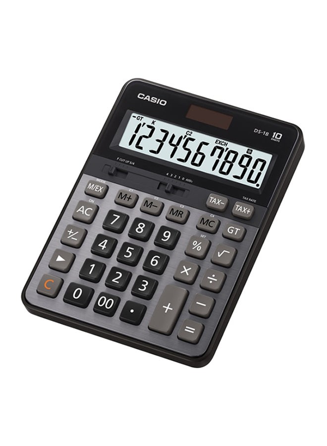 آلة حاسبة مكتبية من 10 خانات طراز DS-1B-GD-W-DH فضي