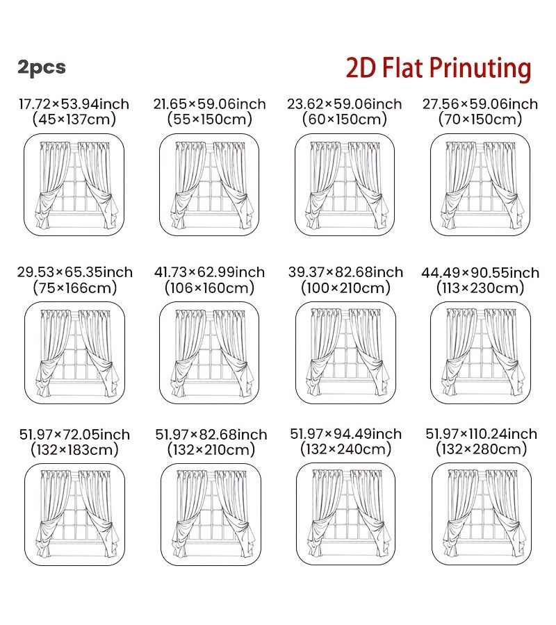 Pocket Watch Curtains 2pcs Blinds Set 55x150cm Room Darkening Time Is Money Printed Light Blocking Thermal Insulation Privacy Protection Curtains for Living Room Kitchen Bedroom Study Balcony Rod Pocket Design - Image 2