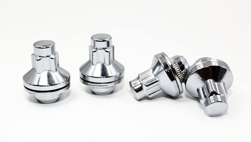 Veritek Performance مجموعة من 4 أقفال عجلات كروم فيريتيك لتويوتا ولكزس - Image 2