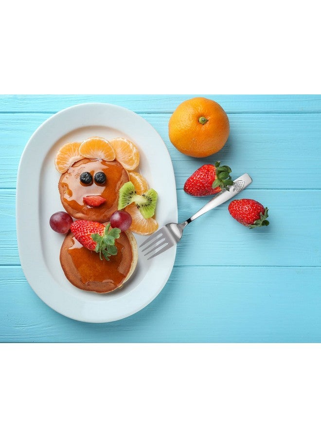 CHILLOUT LIFE 9 Piece Stainless Steel Kids Forks - Child and Toddler Safe Flatware - Kids Utensil Set - Metal Kids Cutlery Set - Includes a Total of 9 Small Kids Forks - Image 5