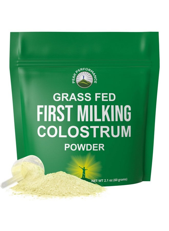 Peak Performance First Milking Colostrum Powder from Grass Fed USA Cows Milked Within 6 Hours of Giving Birth to Get The Most Bioactive Nutrients. High Immunoglobulin Bovine Colostrum Supplement for Humans - Image 1