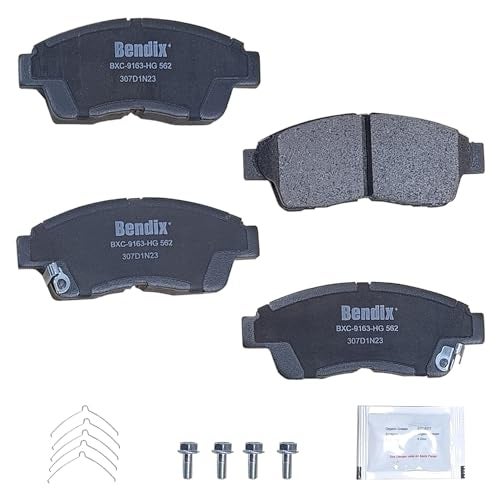 Bendix Priority1 CFC562 Ceramic Front Brake Pads for Geo Prizm 1997-1993, Lexus ES300 1993-1992, Toyota Camry 2001-1992, Celica 1997-1994, Corolla 1997-1993, RAV4 2000-1996 - Image 2