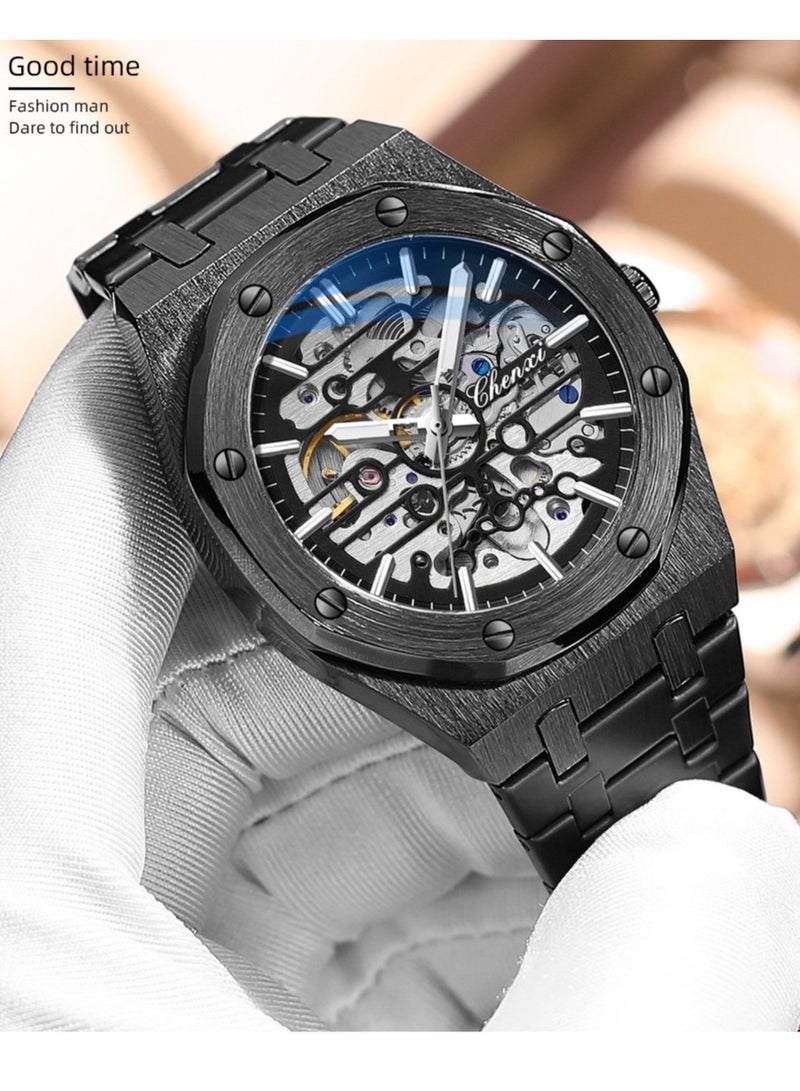 Chenxi Men's Waterproof Stainless Steel Automatic Wristwatch - Image 4