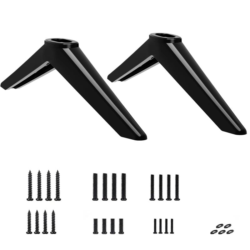 Maozhren TV Legs for TCL 32 40 43 49 50 55 65 TCL TV Stand Legs Stand for TCL Roku TV Legs Replacement for 40S325 43S431 50S423 50S546 55S401 65S555