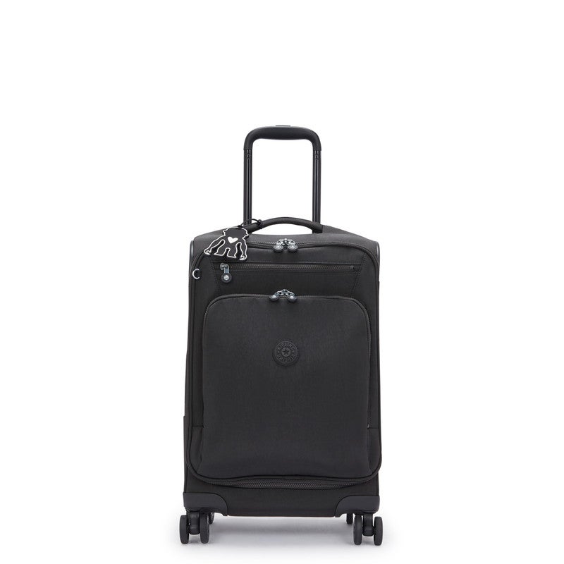 kipling Small Wheeled Luggage Unisex Black Noir New Youri Spin S I7504-P39 - Image 1
