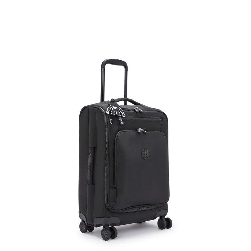 kipling Small Wheeled Luggage Unisex Black Noir New Youri Spin S I7504-P39 - Image 4